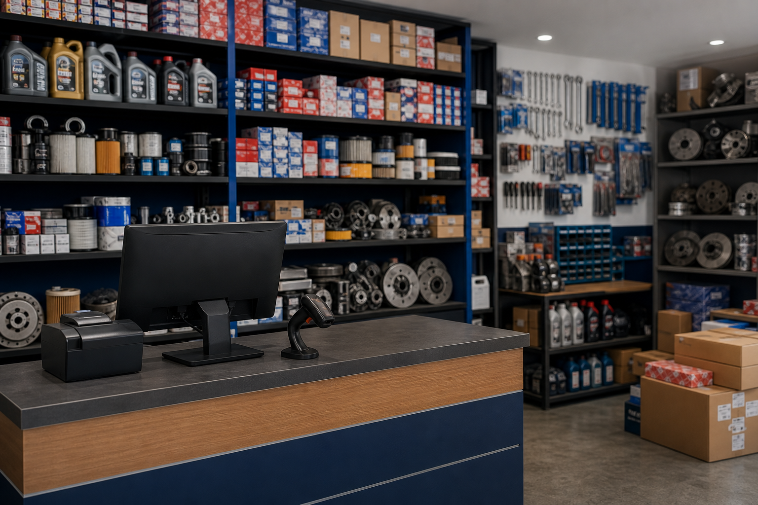 Auto parts shop